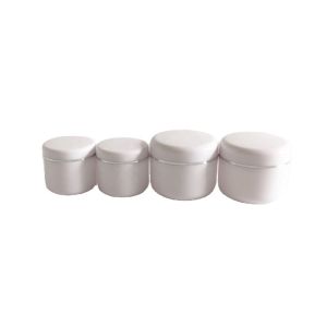 Recyclable Acrylic Plastic 50ml Face Cream Jars Screen Printing