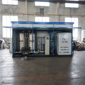 China Water Heated Emulsifying Machine , Container Loading Emulsion Bitumen Plant factory