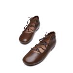 S400 Leather Shoes Handmade Toe Layer Cowhide High Quality Women'S Shoes Custom