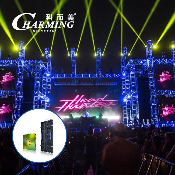 P3.91 Outdoor LED Panel Video Wall Display With Aluminum Alloy Cabinet