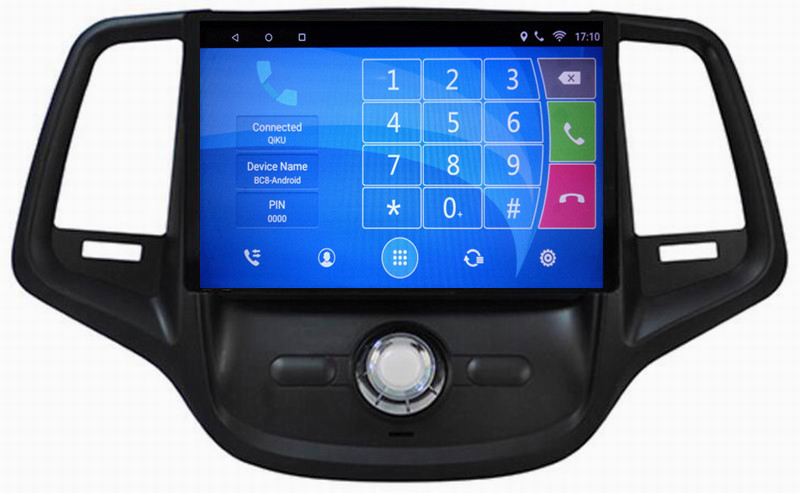 Ouchuangbo gps audio android 6.0 for Changan Eado with bluetooth4*45 Watts amplifier Cortex A9, 4-core,1.6GHz Frequency