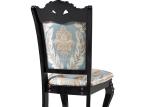 Noble Generous Solid Wood Carving European Dining Chairs