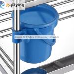Silent 4 Casters Medical Trolley Cart For Beauty Salons