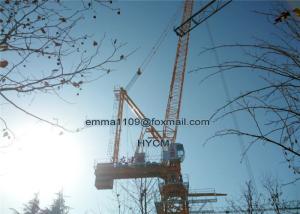 China Construction 16 Ton 60M Luffing Jib Tower Crane Boom Length Civil Real Estates factory