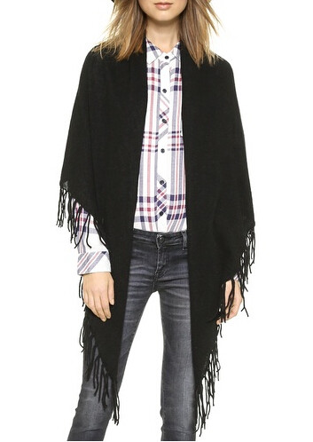 Women Knitted Wool Triangle Scarf