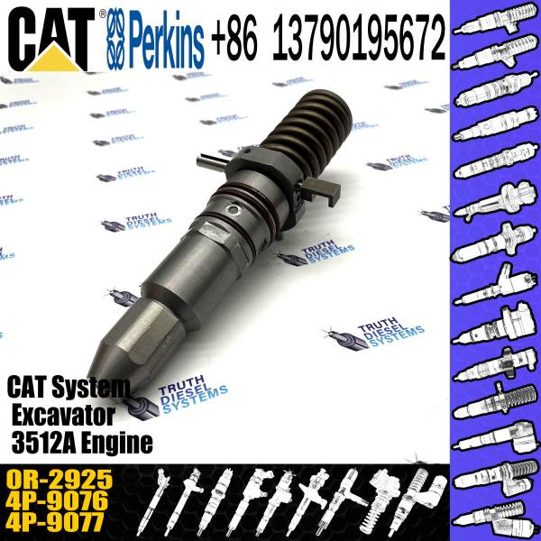 Diesel 4P9077 3512/3516/3508 Engine Injector 4P-9077 0R-2925 For Cater-pillar Common Rail