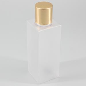 China 5.07oz/150ml Different Cap Choices Square Frosted PETG Bottle , Lotion Perfume Skincare Products Cosmetic Plastic Bottle factory