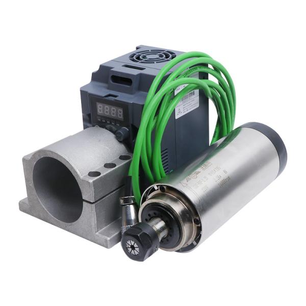 High Accuracy 2.2KW ER20 Round Air Cooled Spindle Motor Kit for 220v CNC Wood