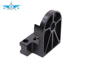 China Robotic CNC Titanium Parts Black Color Ra 0 . 1 - 3 . 2 Surface Toughness factory