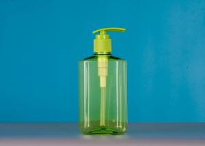China Plastic 270ml Empty Shampoo Bottles With Pump Transparent factory