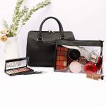 Zipper Closure Travel PU Makeup Storage Bag For Women