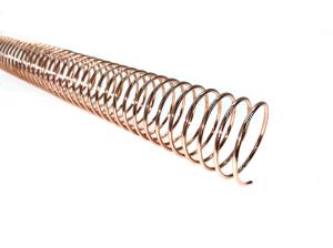 China A4 High End Notebook 25.4mm Metal Spiral Binding Coil factory