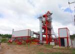120t / H Red Stationary Asphalt Mixing Plant Simple Foundation 1 Year Warranty