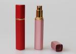 Matte Red 10ml Travel Perfume Atomiser Small Container Square Shape For Medicine