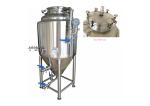 Malt Fermenting Conical Beer Fermenter , Stainless Fermenter Equipment