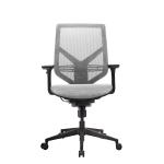 Black PA Lumbar Support Chair Nylon Base Staff Office Chair Computer Ergonomic