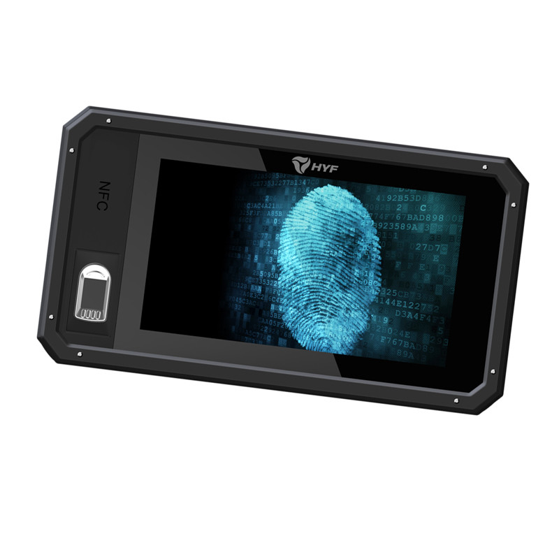 IP65 Portable Fingerprint Scanner Rugged Android Devices Police Station Identification