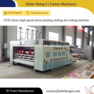 High Speed Corrugated Carton Flexo Printing Machine
