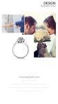 Custom Solitaire Moissanite Jewelry 1ct Engagement Rings Emerald Cutting