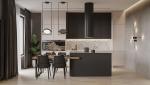 Lacquer Acrylic Melamine Customized Cabinext Furniture Modern Kitchen Cabinet