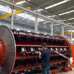 China JLK-500/48+48 Armouring Machine Rigid Frame Type For Steel Wire 0.5-3.5mm factory