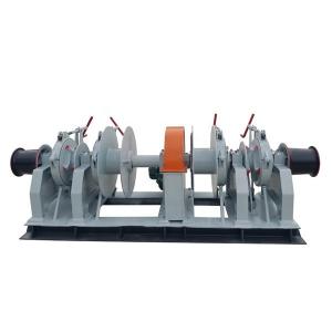 China Cable Dia 60mm 65mm Drum Capacity 200m 2 Ton Power Winch Machine factory