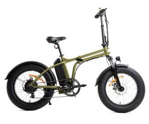 China 20 Inch Fat Tire Electric City Bike 48V 13Ah Lithium Battery 7 Speed Foldable Ebike 48V 500W factory