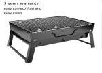 Factory price villa Easy Carry outdoor small charcoal Barbecue Grill for 3