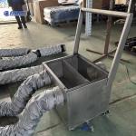 600 Degree Vehicles Exhaust Fume Extraction After DPF Cleaning With Dual Pipe
