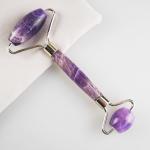 100% Natural Jade Crystal Roller Amethyst Facial Massage Beauty Roller