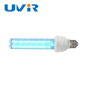 China E27 Base Integrated Sanitizer Uvc Disinfection Lamp Compact 15W 25W factory