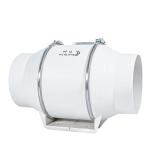 Temperature Humidity Sensor Duct Fan 6 Inch Inline Mounting AC Electric Current
