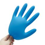 CE FDA blue 4 mil non sterile Powder Free Nitrile Disposable medical Gloves