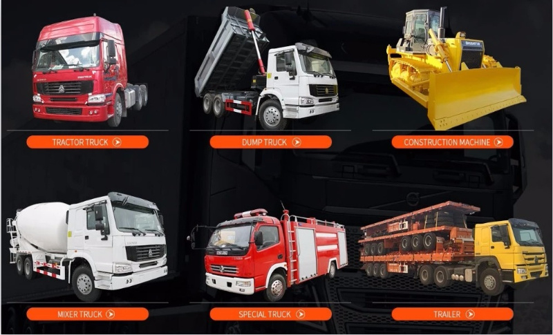 Used Original China HOWO Truck 6X4 371HP Used Tractor Head Truck China