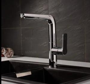 China Aerated Stream Spray Type Single Handle Kitchen Faucet with Ceramic Valve factory