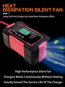 China 2.4A 7stage Intelligent Pulse Repair Charger With Polarity Reversal Protection factory