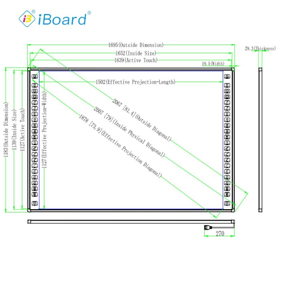 Ultimate Interactive Solution Precision Infrared Touch Smart Interactive Whiteboard for school education