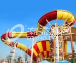 Funny Giant Super Tornado Water Slide , Capacity 720 Riders Per Hour for Aqua