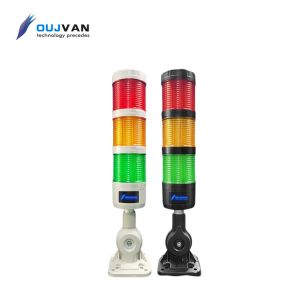 China Tri Colors LED Signal Tower Light With Built In Buzzer And Working Temperature 50000C For Machine Tool factory