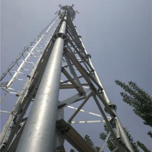 China OEM Q420B Steel Tube Mobile Tower Antenna For Telecom factory