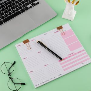 Offset Printing Custom Durable Softring Binding Weekly Planners and Notebooks 50