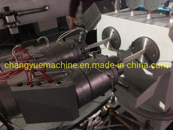 China Automatic CPVC UPVC Dual Pipe Production Line with Extruder Size 51/105 factory