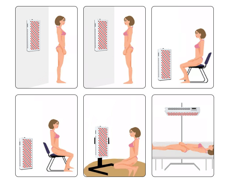 600W Infrared Red Light Therapy Panel For Skin Health Pain Relief / Wound Healing