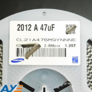 China 6.3V X5R 0805 SMD Electronic Components Capacitors CL21A476MQYNNNE factory