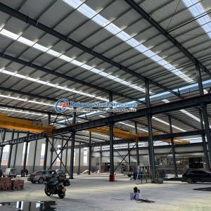 China Fast Install Prefab Building Steel Structure Warehouse Galvanized factory