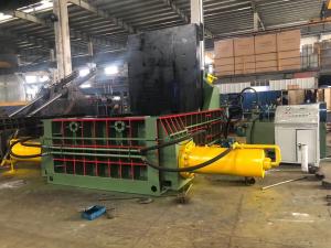China Scrap Car Baler Automatic Metal Scrap Baling Machine Metal Press factory