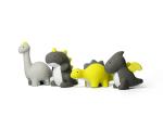 Chew Proof Durable Dog Toys For Big Dogs Squeaky Rubber Latex Puppy Dinosaur