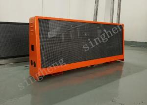 China P4 Top Grade Taxi Top LED Display 1R1G1B Pixel Configuration 10% - 95% RH factory