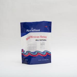 China 1lb Mexican Shrimp Stand Up Plastic Pouch Printed Plastic Bags With Zipper factory