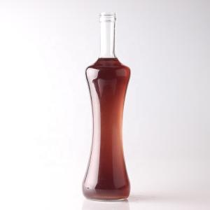 China 500ml 750ml 1000ml Glass Bottle for Tequila Customized Transparent Body Material factory